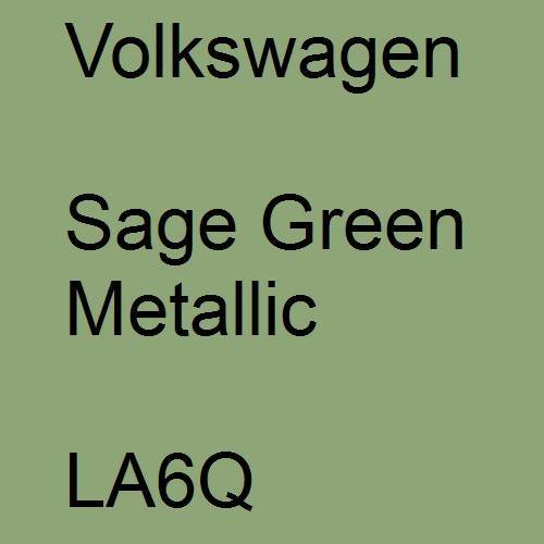 Volkswagen, Sage Green Metallic, LA6Q.